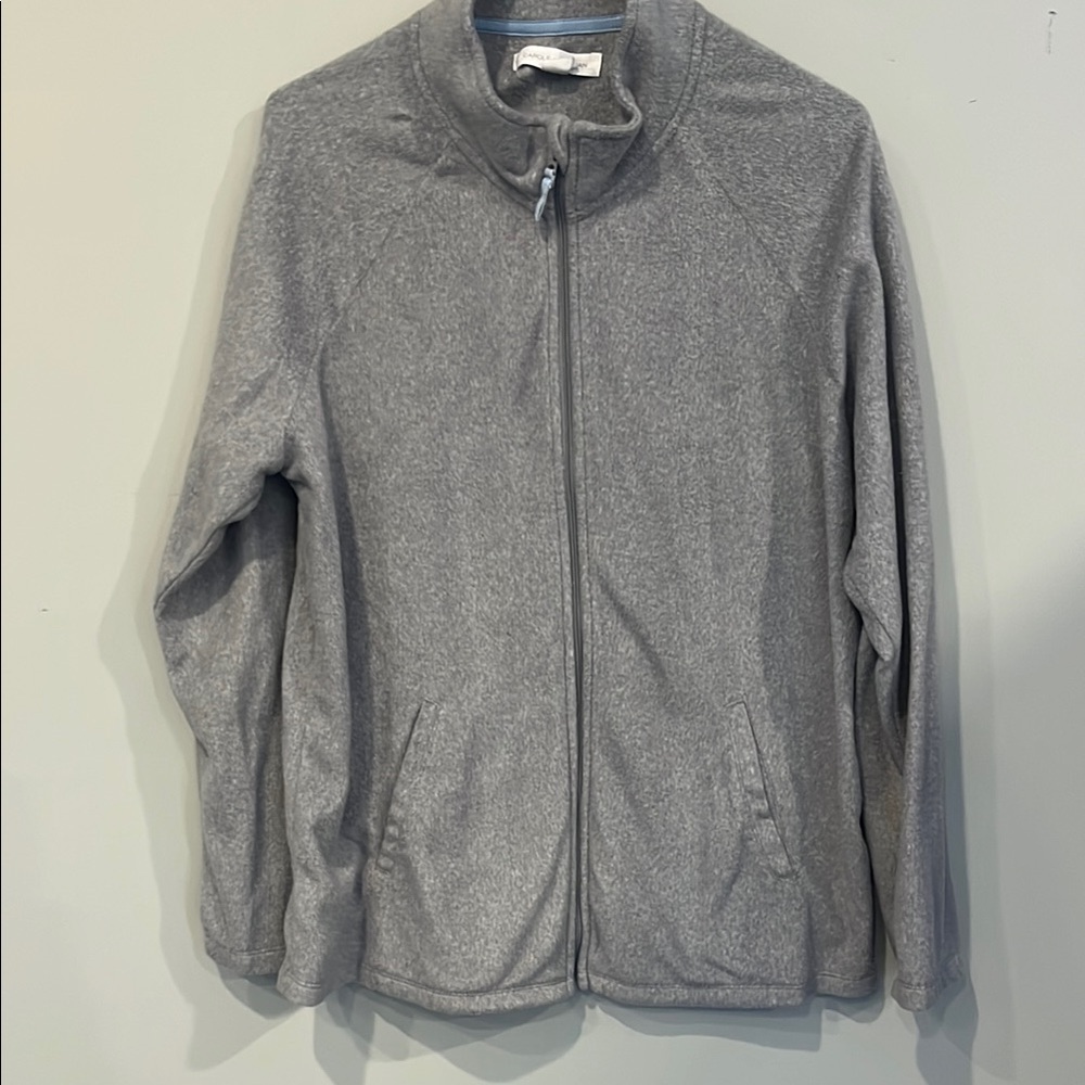 Gray Full-Zip Jacket